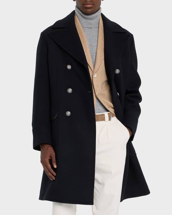 Dries Van Noten Men's Ronnor Furry Coat | Neiman Marcus