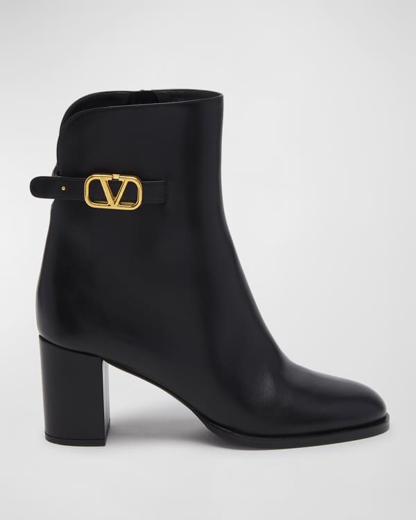 Rockstud block heel bootie online
