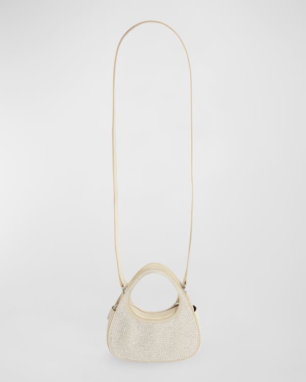 Coperni Swipe Metallic Python-Embossed Shoulder Bag | Neiman Marcus