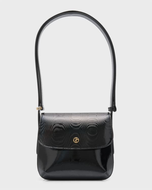 The Small Elena Bag in Nougat Pebbled Leather– KHAITE