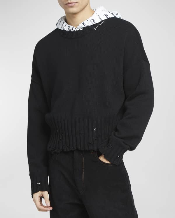 Amiri Men's Blanket Striped Cashmere Sweater | Neiman Marcus