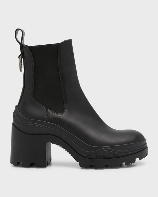 Chloe Mallo Leather Ankle Chelsea Boots | Neiman Marcus