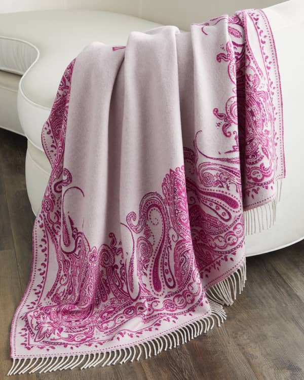 Neiman marcus throw blanket top