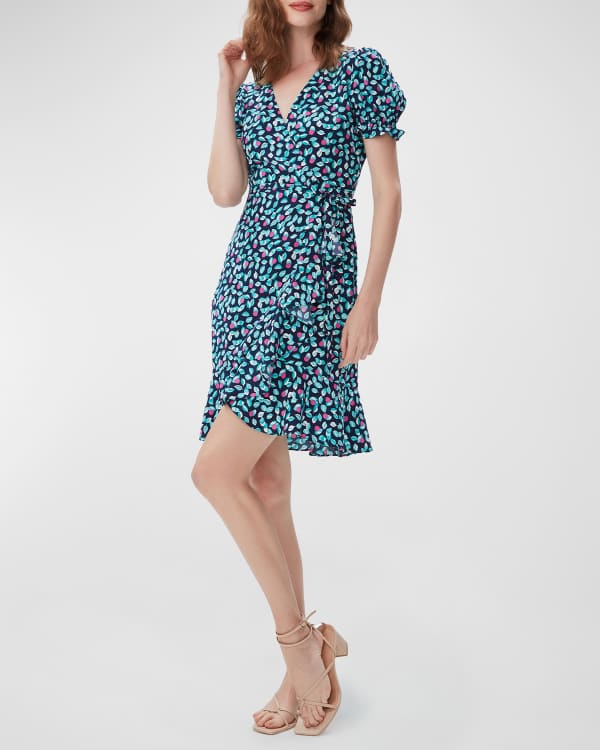 Savilla mini wrap dress clearance