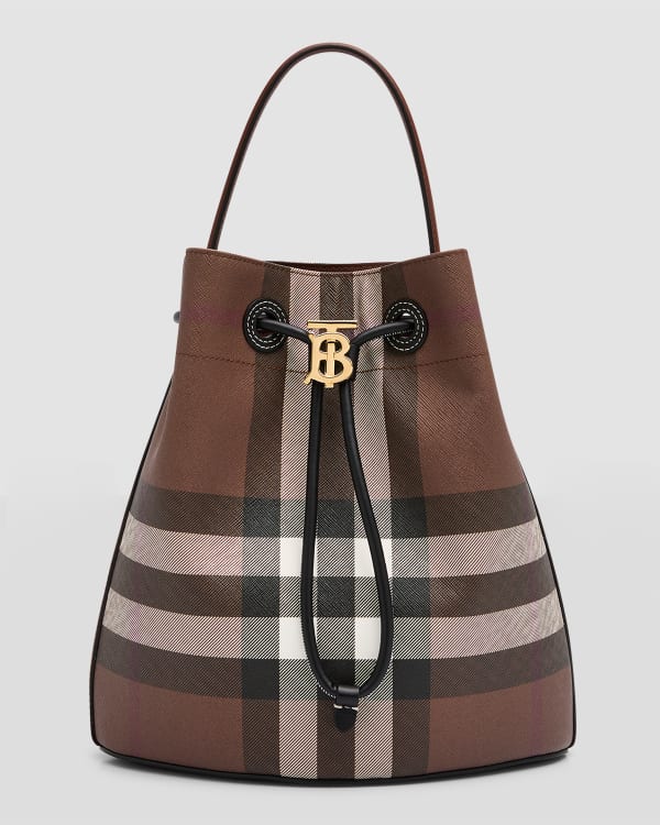 Fendi Mon Tresor bucket bag in suede with FF logo — LSC INC