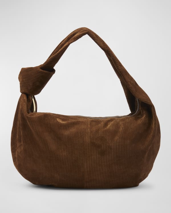 Oversized Suede Hobo Shoulder Bag