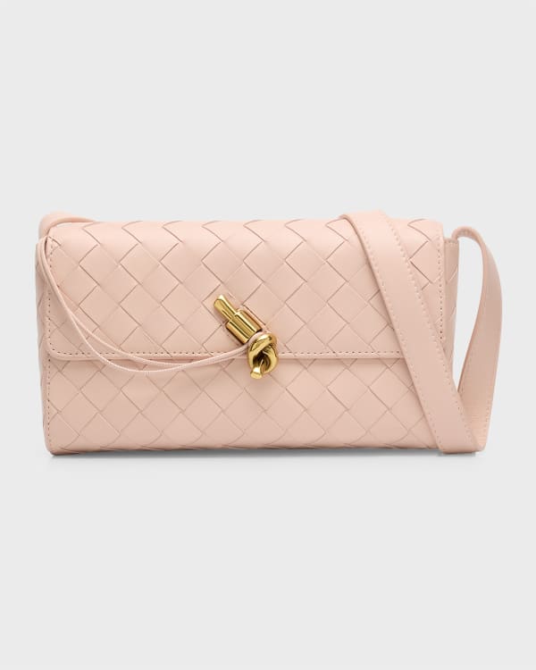 Bottega veneta mini full flap intrecciato crossbody bag outlet