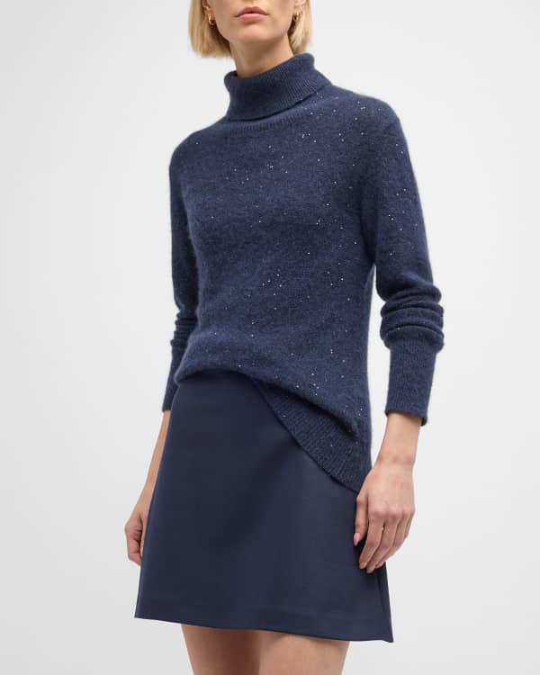 Nicole, Long sleeve turtleneck knit sweater