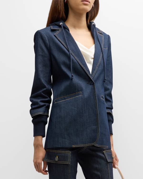 Veronica Beard Caden Double Breasted Dickey Jacket Neiman Marcus