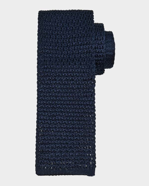 TOM FORD Men's Micro-TF Jacquard Silk Tie | Neiman Marcus