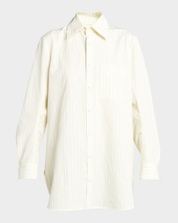 SHIRT COLLAR TUNIC SHORT SLEEVE PLAIN SHIRTS main image 1