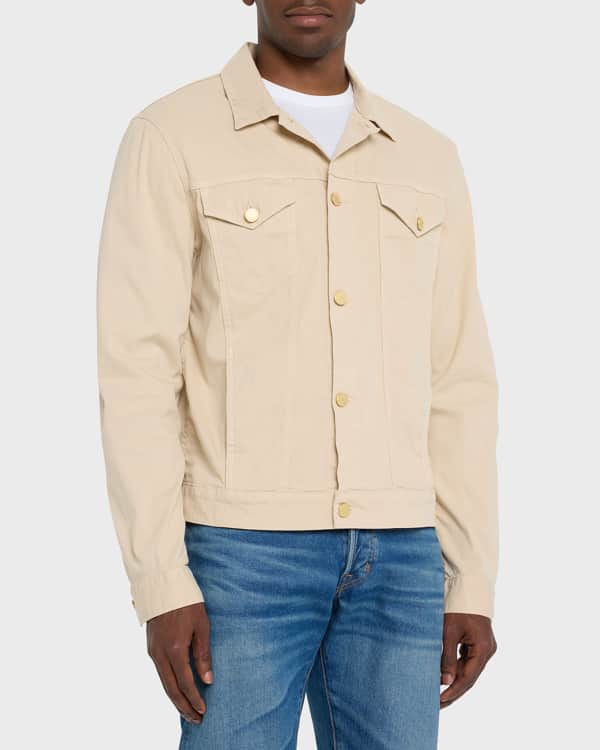 Agnona Men's Bomber Zip Shirt Jacket | Neiman Marcus