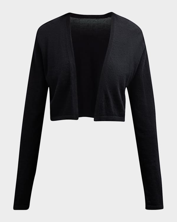 Christian Dior Cashmere Knit Shrug Bolero Jacket Black