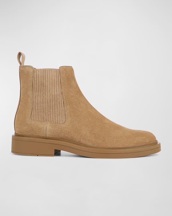 John Varvatos Waverly Suede Chelsea Boot Neiman Marcus