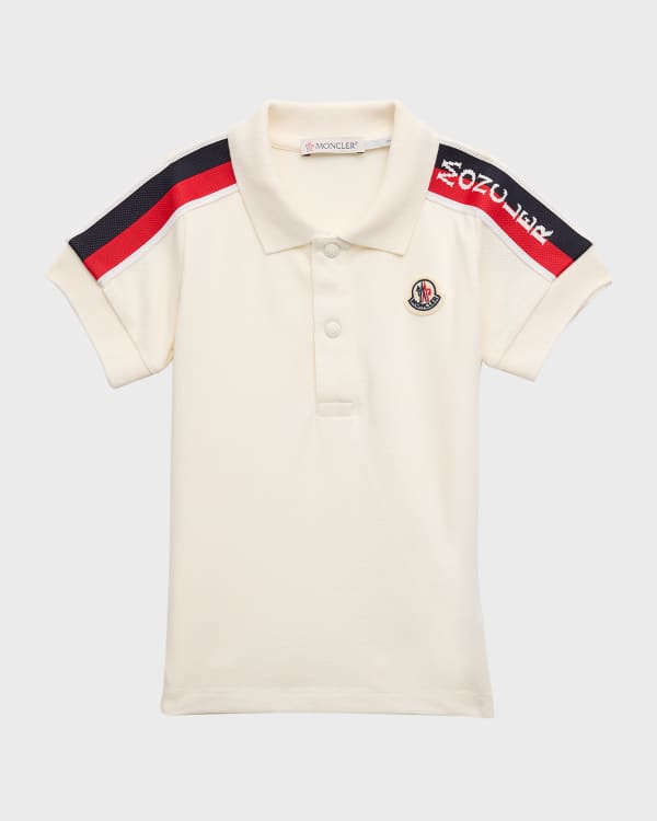 Moncler Boy s Baseball Logo Print T Shirt Size 6M 3 Neiman Marcus