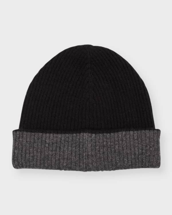 Vince Men's Fair Isle Knit Beanie Hat Neiman Marcus