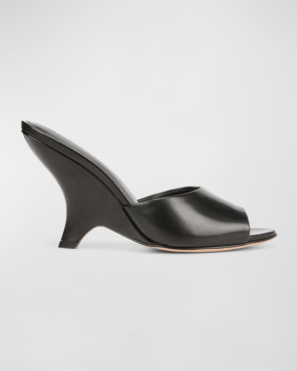 Marc Fisher LTD Rex Suede Wedge Sandals Neiman Marcus