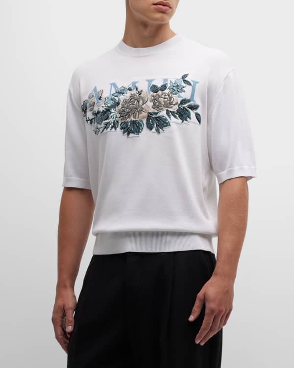 Amiri Rabbit-Print Cotton T-Shirt