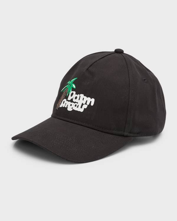 Saint Laurent Palm Tree Trucker Cap - Black Hats, Accessories