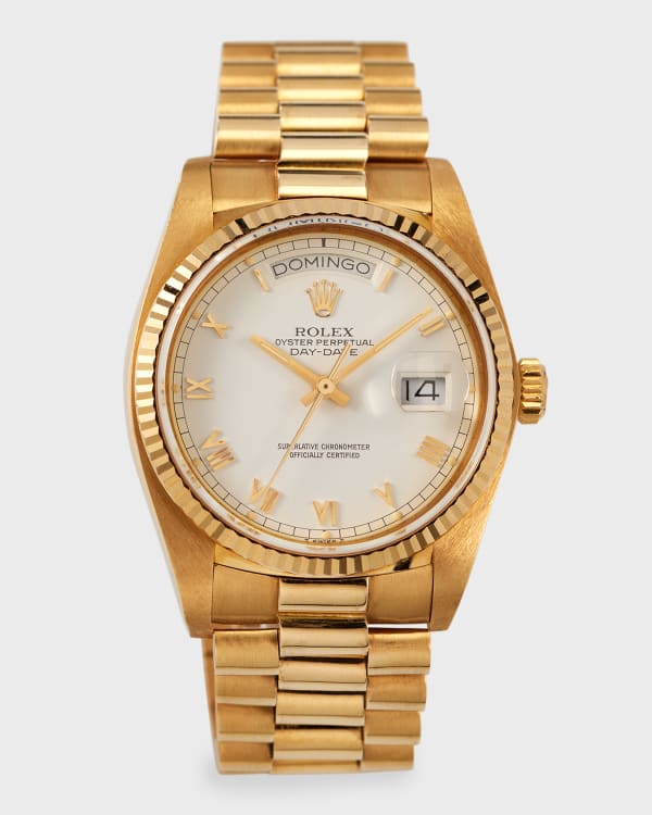 Pre-owned Rolex Oyster Perpetual Datejust (1966) Yellow Gold 6629