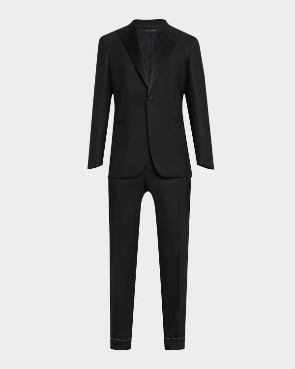 Ralph Lauren Purple Label Men's Barathea Solid Wool Tuxedo