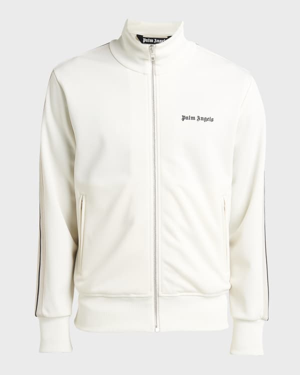 Palm Angels Men s Metallic Jersey Track Jacket Neiman Marcus