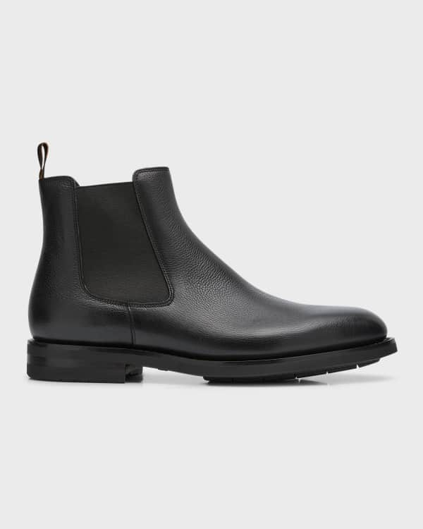 BOTTEGA VENETA OFF-WHITE LUG BOOTS - 40