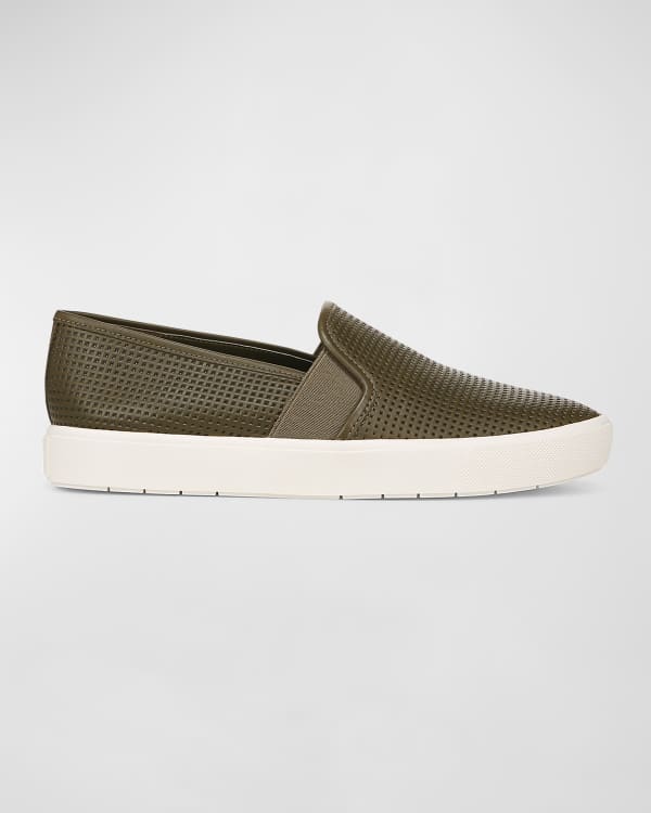Vince Aston Solid Knit Fabric Slip On Sneakers Neiman Marcus