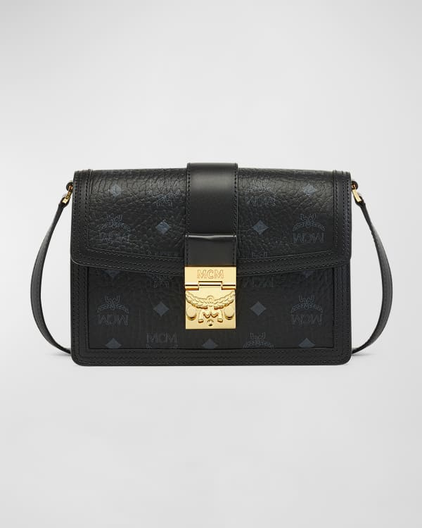 Mcm patricia visetos satchel medium black online