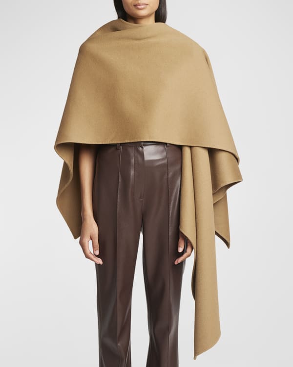 Cynthia Rowley Oversize Fringe Capelet Neiman Marcus