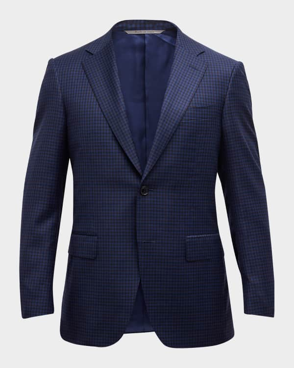 TOM FORD Men's Small Box Wool-Blend Sport Jacket | Neiman Marcus