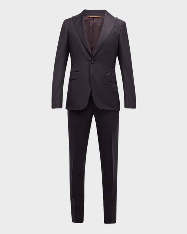 Armani pinstripe suit deals