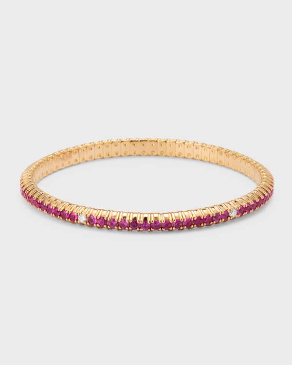 Chopard Happy Hearts 18K Rose Gold Diamond Bracelet | Neiman Marcus