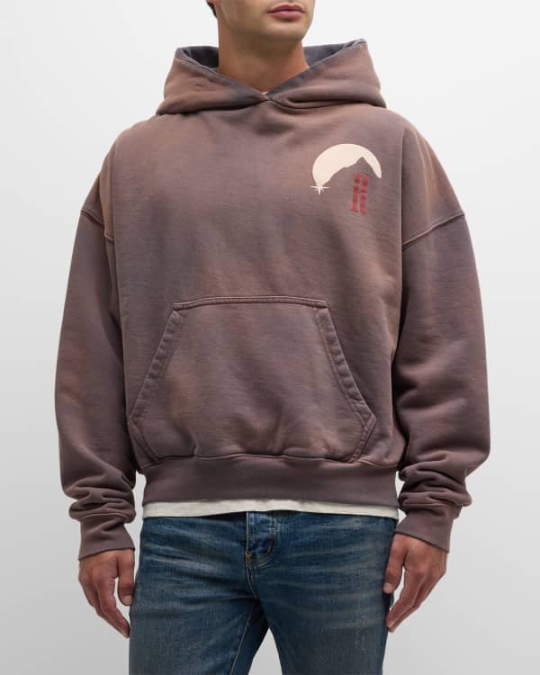 Rhude Hardcore Eagle Graphic Hoodie in Gray for Men