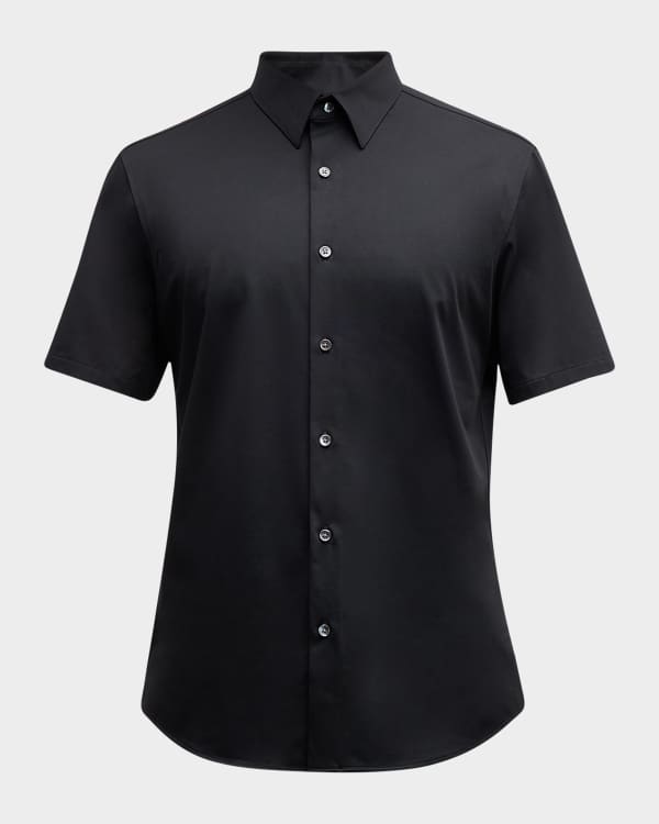 Theory Men's Kolben Linen-Blend T-Shirt | Neiman Marcus