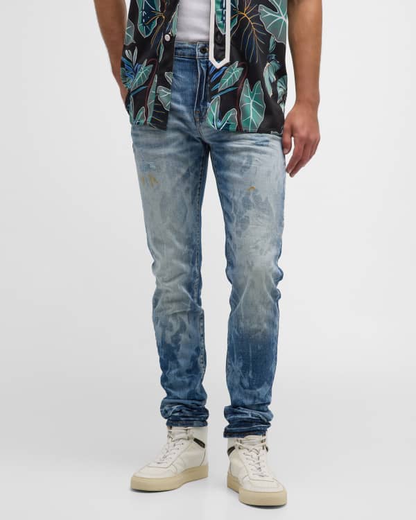 PRPS Men's Faded Distressed Jeans