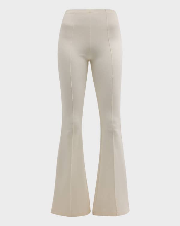 The 'Olivia' Ribbed Knit Straight Leg Pant