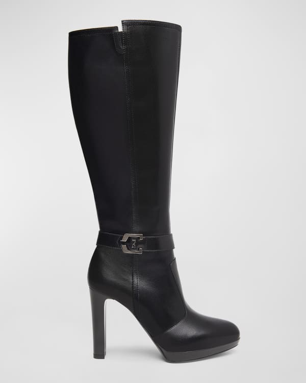 Tory burch sarava leather knee boots sales