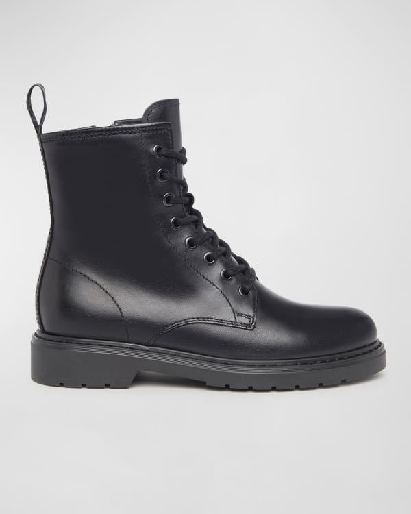 Ash Elton Calfskin Combat Boots | Neiman Marcus