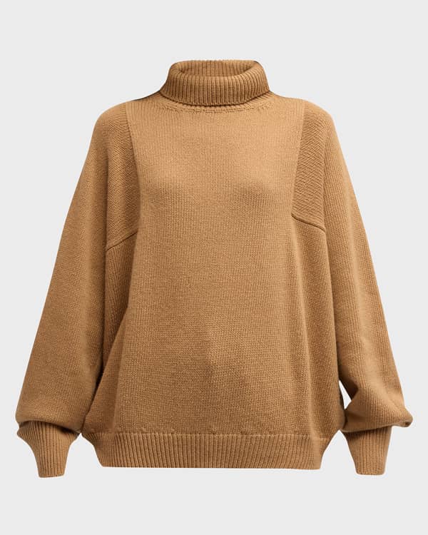 Theory horseshoe store cable cashmere sweater