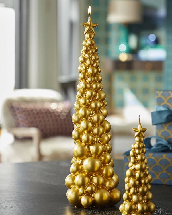 Neiman Marcus Pearl Spray In Gold  Christmas candle decorations, Christmas  tree picks, Christmas tree decorations