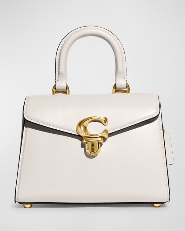 Mixed leather 2025 tabby top handle