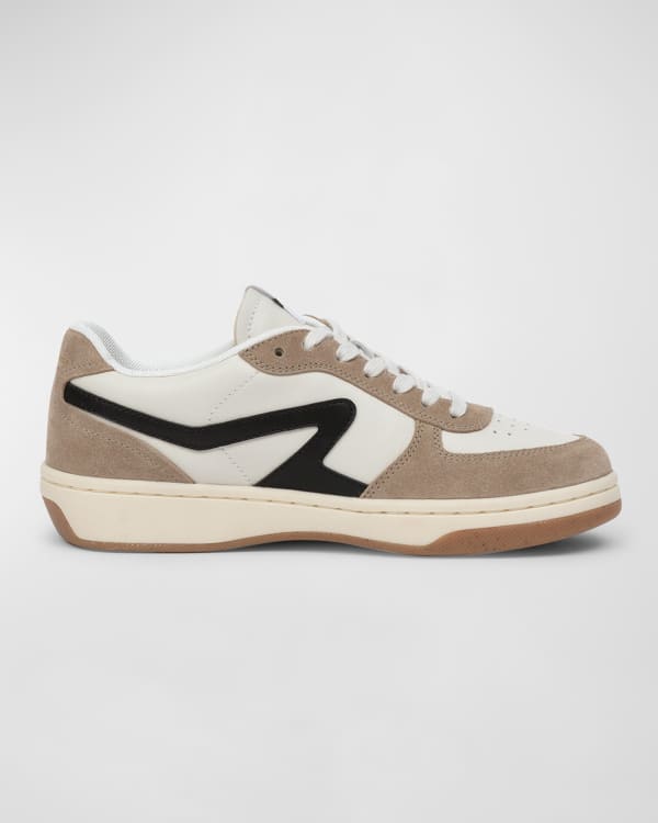 Tod's Sportivo Mixed Leather Trainer Sneakers | Neiman Marcus