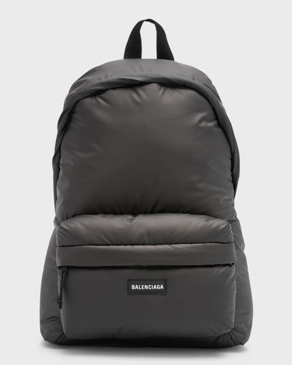 Berluti Hikeon GM Nylon & Leather Backpack, Black | Neiman Marcus