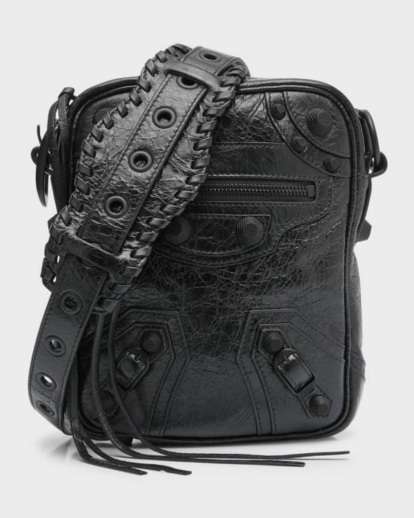 Men's Explorer Small Messenger Bag in Black