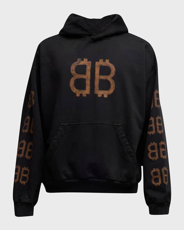 Balenciaga big logo discount hoodie