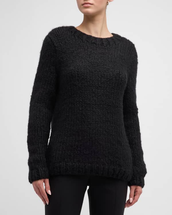Gabriela Hearst Rita Abstract Wool-Cashmere Sweater | Neiman Marcus