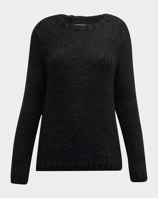 Gabriela Hearst Rita Abstract Wool-Cashmere Sweater | Neiman Marcus