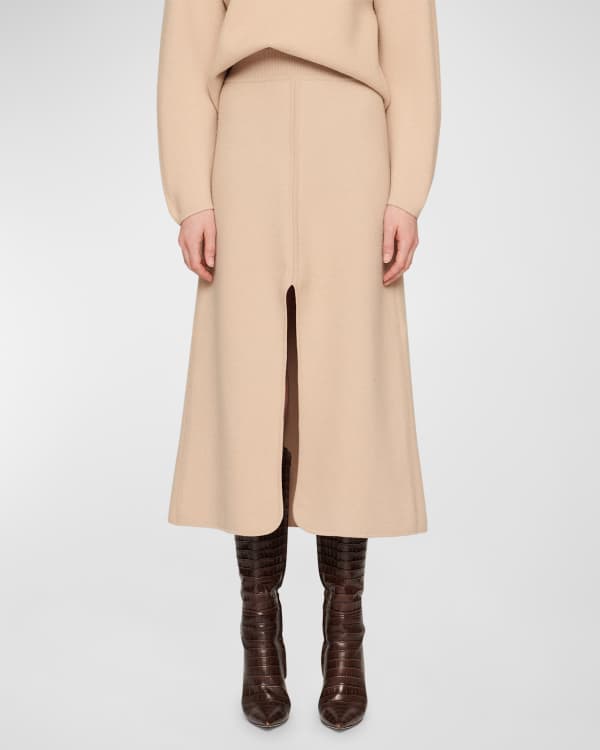 Theory suede volume skirt 2025