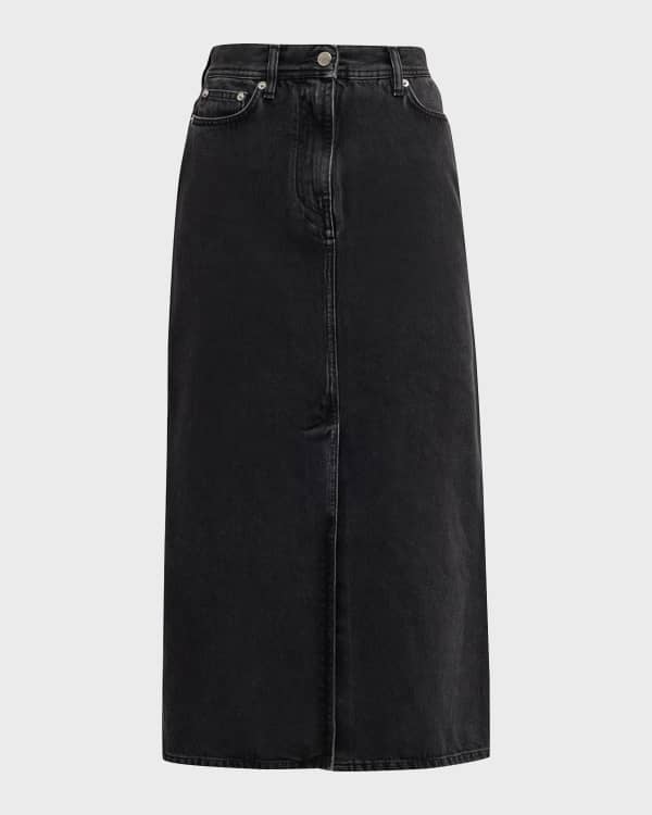 Current elliott denim midi skirt 2025